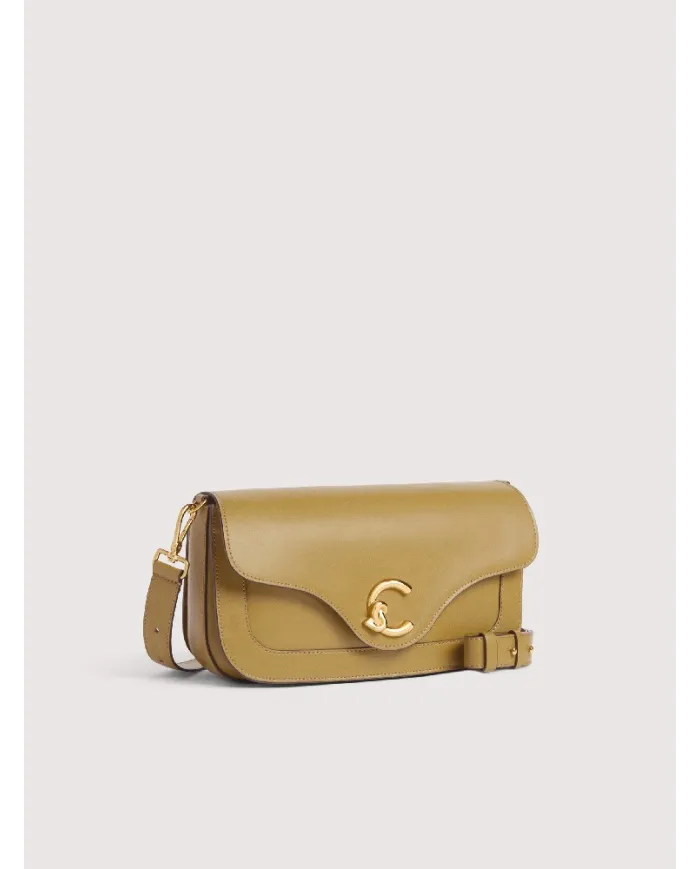 Coccinelle Borsa a Tracolla C-Me Calf Medium Verde chiaro