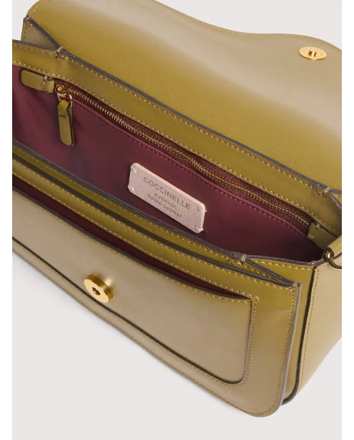 Coccinelle Borsa a Tracolla C-Me Calf Medium Verde chiaro
