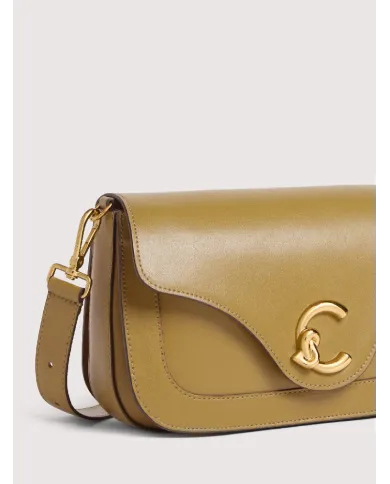 Coccinelle Borsa a Tracolla C-Me Calf Medium Verde chiaro