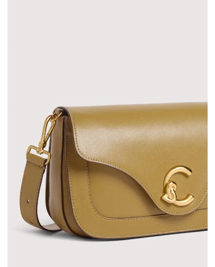 Coccinelle Borsa a Tracolla C-Me Calf Medium Verde chiaro