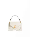 Coccinelle Borsa a mano C-Me Small pelle liscia Bianco