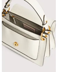 Coccinelle Borsa a mano C-Me Small pelle liscia Bianco