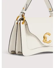 Coccinelle Borsa a mano C-Me Small pelle liscia Bianco