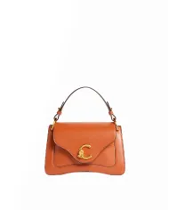 Coccinelle Borsa a mano C-Me Small pelle liscia Cuoio