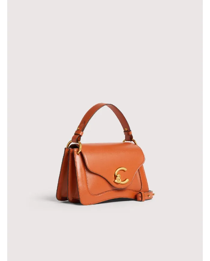 Coccinelle Borsa a mano C-Me Small pelle liscia Cuoio