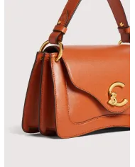 Coccinelle Borsa a mano C-Me Small pelle liscia Cuoio