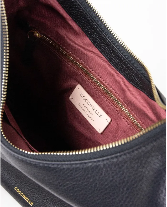Coccinelle Borsa a Spalla Rebekka Small in pelle Nero