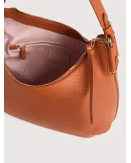 Coccinelle Borsa a Spalla Rebekka Small in pelle Cuoio