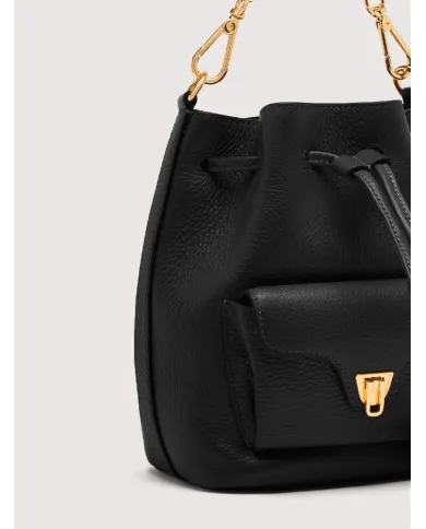 Coccinelle Borsa secchiello Beat generatio small Nero