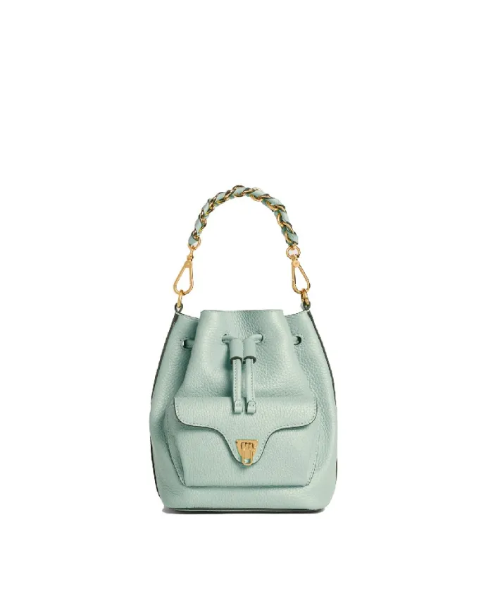 Coccinelle Borsa secchiello Beat generatio small Acquamarina