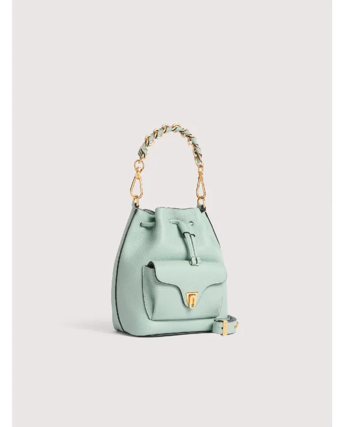 Coccinelle Borsa secchiello Beat generatio small Acquamarina