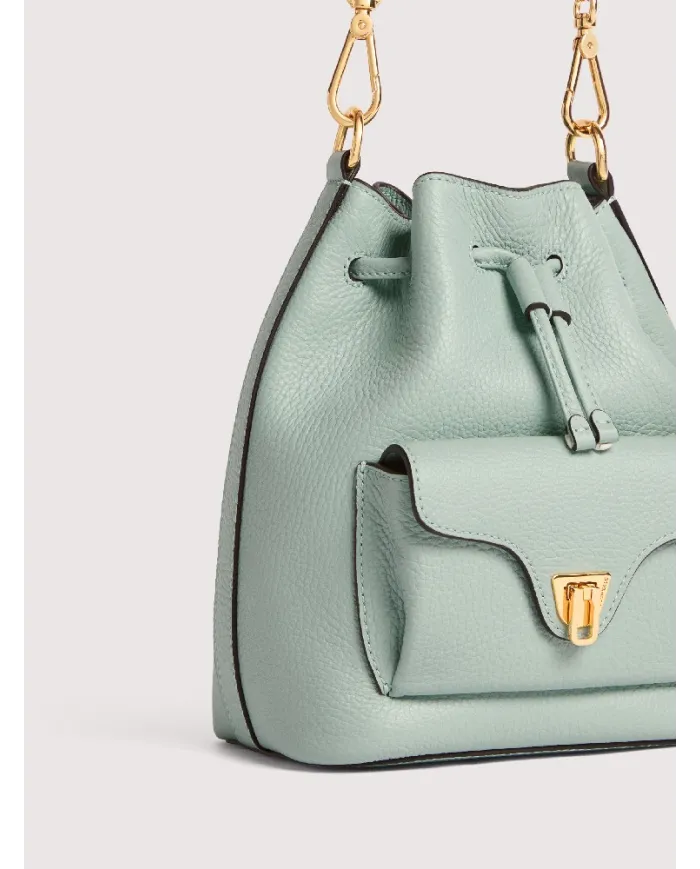 Coccinelle Borsa secchiello Beat generatio small Acquamarina