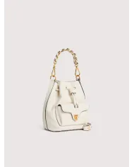 Coccinelle Borsa secchiello Beat generatio small Bianco