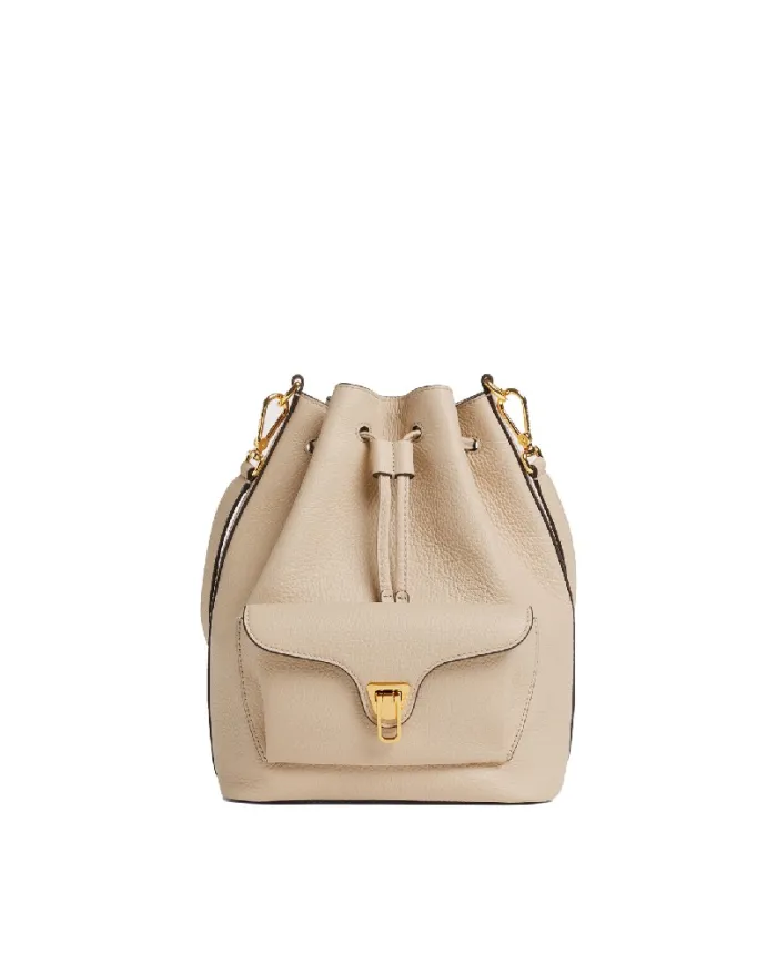 Coccinelle Borsa secchiello Beat generatio small Beige