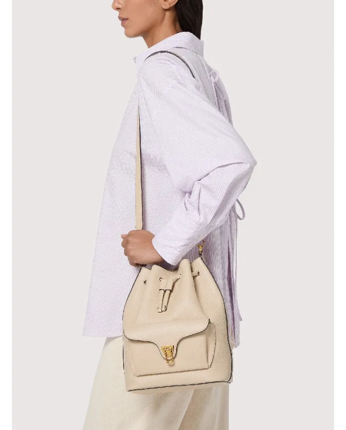 Coccinelle Borsa secchiello Beat generatio small Beige