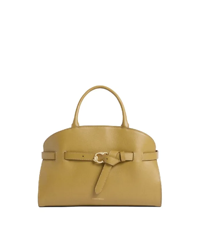 Coccinelle Borsa a Mano in pelle Sabine Medium Verde chiaro