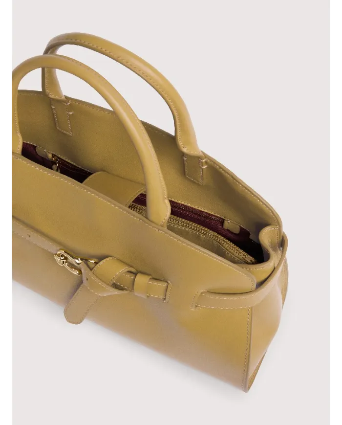 Coccinelle Borsa a Mano in pelle Sabine Medium Verde chiaro