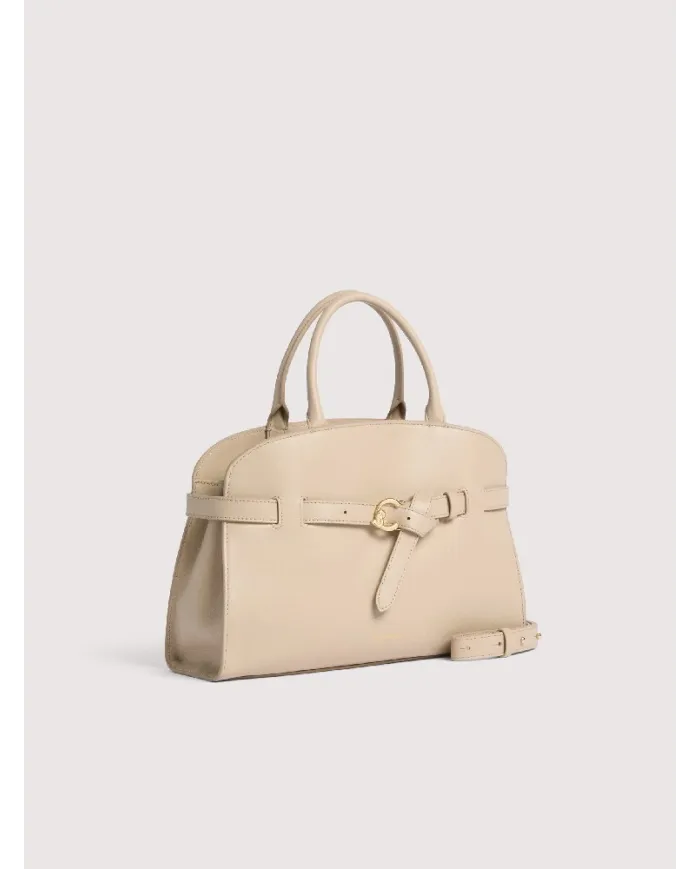 Coccinelle Borsa a Mano in pelle Sabine Medium Beige