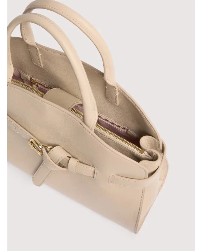 Coccinelle Borsa a Mano in pelle Sabine Medium Beige