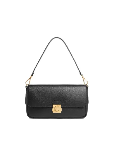Coccinelle Borsa a tracolla C-Me Lock large Nero
