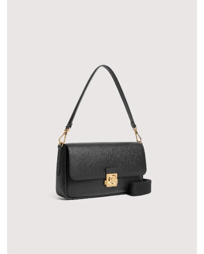 Coccinelle Borsa a tracolla C-Me Lock large Nero