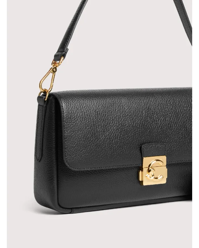 Coccinelle Borsa a tracolla C-Me Lock large Nero