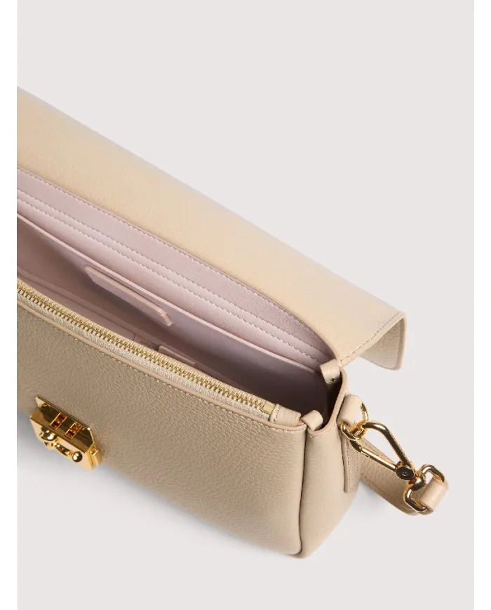 Coccinelle Borsa a tracolla C-Me Lock large Beige