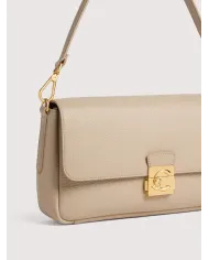 Coccinelle Borsa a tracolla C-Me Lock large Beige