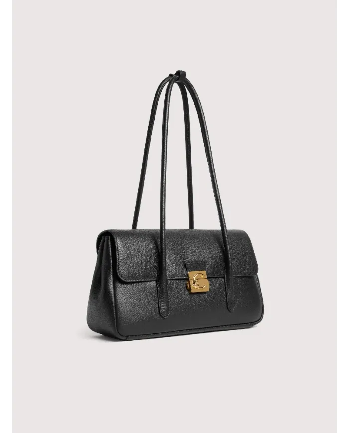 Coccinelle Borsa a tracolla C-Me Lock large Nero