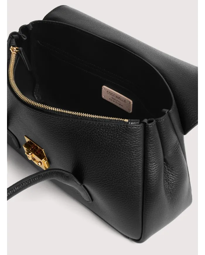 Coccinelle Borsa a tracolla C-Me Lock large Nero