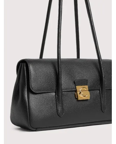 Coccinelle Borsa a tracolla C-Me Lock large Nero
