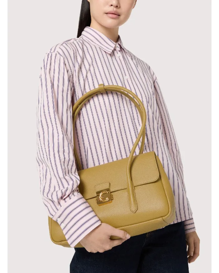 Coccinelle Borsa a tracolla C-Me Lock large Nero