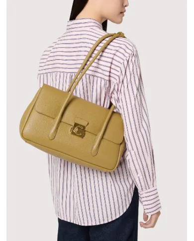 Coccinelle Borsa a tracolla C-Me Lock large Nero