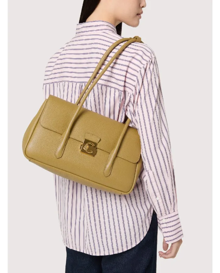 Coccinelle Borsa a tracolla C-Me Lock large Nero