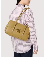 Coccinelle Borsa a tracolla C-Me Lock large Nero