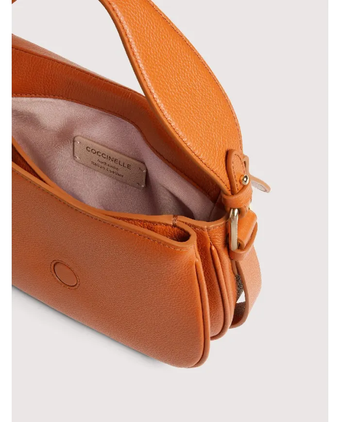 Coccinelle Borsa in pelle Mavery small Cuoio