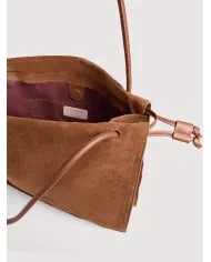 Coccinelle Borsa Dulse suede large Cognac