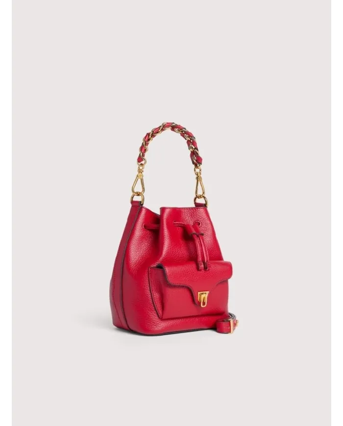 Coccinelle Borsa secchiello Beat generatio small Rosso