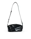 Coccinelle Borsa Bandolera Piccola in Pelle Lucida Shiny smooth Nero