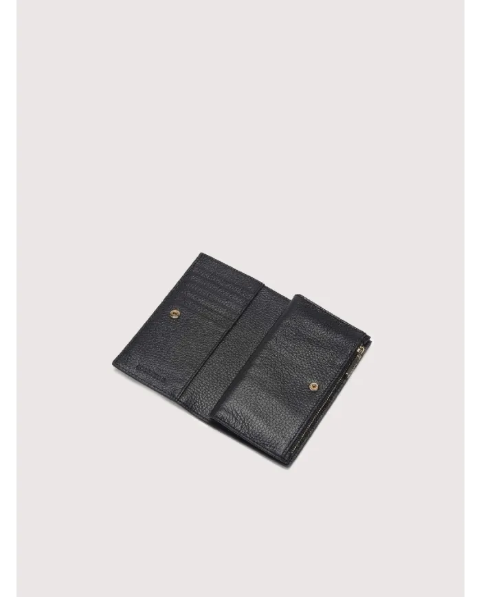 Coccinelle Portafoglio in pelle Metallic soft Nero