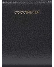 Coccinelle Portafoglio in pelle Metallic soft Nero