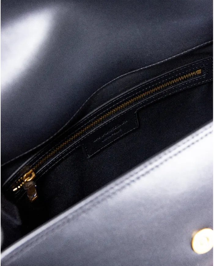 La Martina Borsa grande in pelle Selva Nero