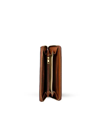 La Martina Portafoglio in pelle liscia Cognac