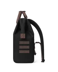 CABAIA Zaino Medio cordura Managua Nero/Marrone
