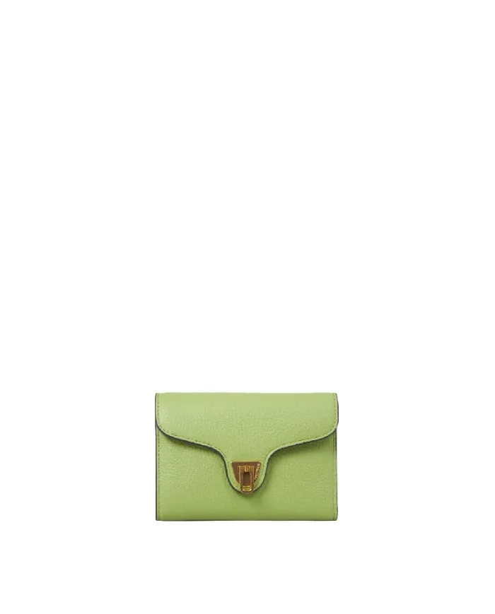 Coccinelle Portafoglio piccolo in pelle Beat Soft Verde