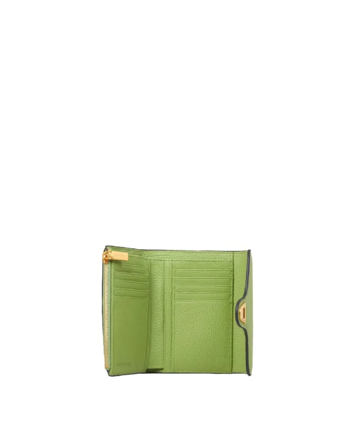 Coccinelle Portafoglio piccolo in pelle Beat Soft Verde