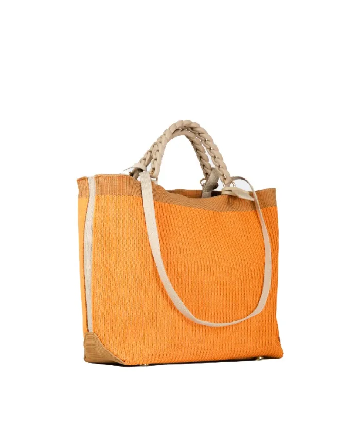 FRI-YAY Borsa Double face Arancio