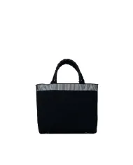 FRI-YAY Mini Borsa a Mano con Strass e Tracolla Nero