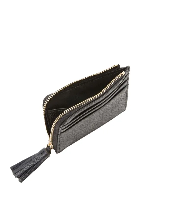 Coccinelle Porta carte di credito Tassel Nero