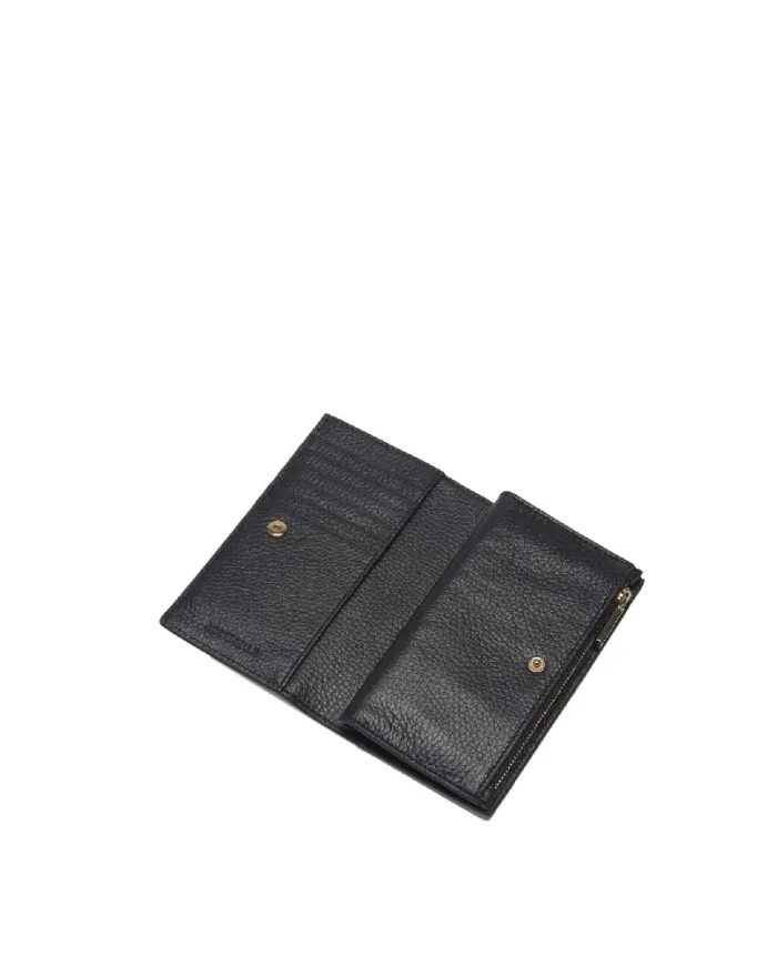 Coccinelle Portafoglio in pelle Metallic soft Nero